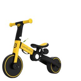 Originele Uonibaby 4 in 1 baby driewieler kinderwagen Kids Pedaal Trike Twee Wiel Balance Bike Scooter Trolley voor 1-6 jaar oud