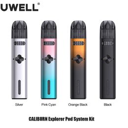 Kit de système de dosette d'origine Uwell Caliburn Explorer Vape 32 W 1000 mAh batterie adaptée pour vaporisateur à bobine Caliburn G/G2 E Cigarette