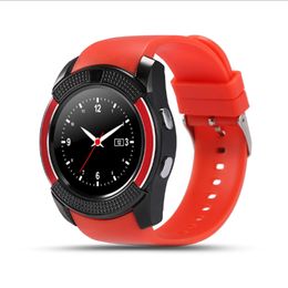 Originele V8 Smart Watches Band met 0.3m Camera SIM IPS HD Full Circle Display SmartWatch voor Android-systeem met doos