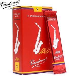 Vandoren JAVA Alto Sax boîte rouge anches/Eb Alto Saxophone jazz sax anches 2.5 #3.0 # boîte de 10 accessoires d'instruments