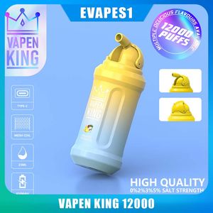 Vapen King original 12000 bocanadas 12k bocanadas tornado vapes bang king 2% e bobina de malla de cigarrillo 20 ml prefellado 650 mAh Pen de vape desechable Vape Vapme Bang King 12k Big Puffs