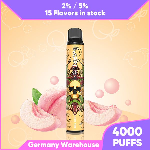 Vapes originales 4000 5000 vaper desechables puff 2800 vapes desechables 15 sabores listos para enviar en Alemania