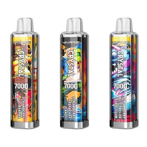 Originele Vapme Crystal 7000 Rookwolken Wegwerp Vape 650mAh 14ml Voorgevuld 0% 2% 3% 5% Nicotine E-sigaret 18 Smaken Vaporizer