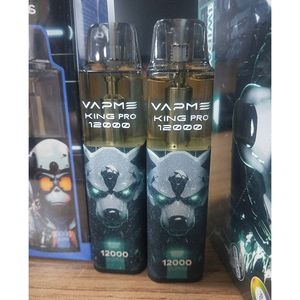 Original VAPME KING PRO 12000 bouffées stylo vape jetable type-c cartouche préremplie bâton 20 ml dispositif de pod bouffée 12k E cigarette puffbars vs Randm BANG BOX bouffée 15k 14k poco