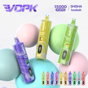 Original vopk VAPME puff shisha puff 15k 15000 shisha desechable pluma 20ml Recarga precargada 600mah malla bobina pantalla vape desechable puff jnr shisha 12000 12k