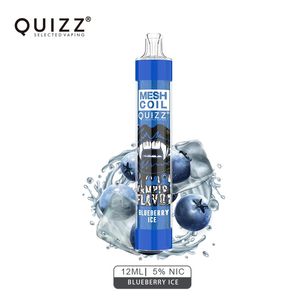 Original VAPMOD QUIZZ QD30 Plus 4000 bouffées de bobine de maille stylo vape jetable 1.0ohm 12ml Pod 650mAh batterie rechargeable cigarettes électroniques 20 saveurs 5%