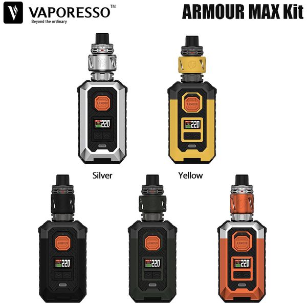 Vaporesso ARMOR MAX Original, Kit de 220W, caja MOD Vape y 8ml iTANK 2 Fit GTi, bobina de malla, cigarrillo electrónico 18650/21700