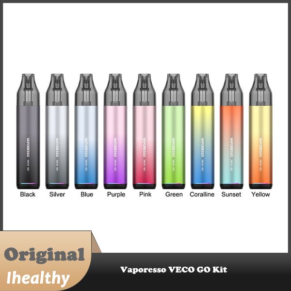 Kit Original Vaporesso VECO GO 1500mAh batterie 25W avec cartouche vide 5ML 0.6ohm SSS Tech E vaporisateur de cigarette