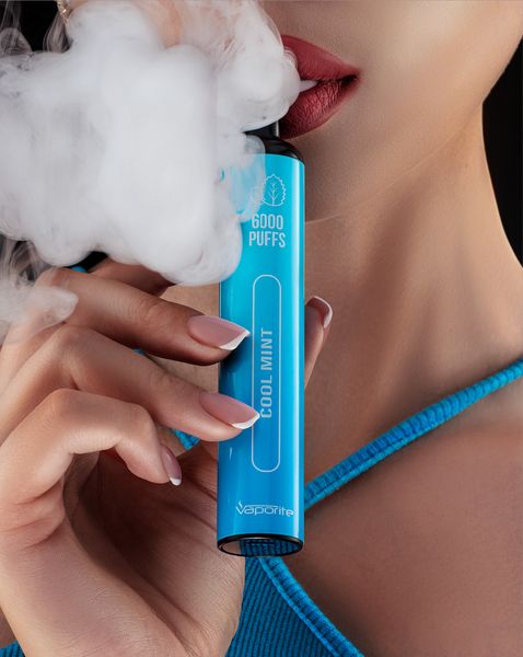 Original Vaporite X6 6000 inhalaciones desechables Vape 1100mAh A + batería con gran nube Sabor de larga duración desechable e cig PK crystal vape pen, Geek bar, elf bar