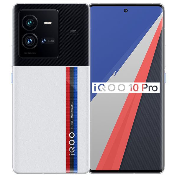 Original Vivo IQOO 10 Pro 5G Teléfono móvil 8GB 12GB RAM 256GB 512GB ROM Snapdragon 8 Plus Gen 1 50MP NFC Android 6.78 