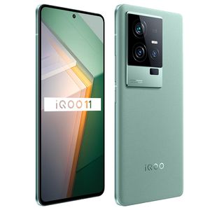 Téléphone portable d'origine Vivo IQOO 11 5G intelligent 8 Go 12 Go de RAM 256 Go de ROM Snapdragon 8 Gen2 50.0MP NFC 5000mAh Android 6.78