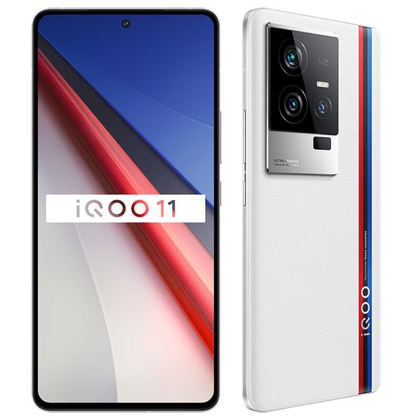 Vivo d'origine iqoo 11 5g téléphone mobile Smart 8 Go 12 Go 16 Go RAM 256 Go 512 Go Rom Snapdragon 8 Gen2 50MP NFC Android 6.78 