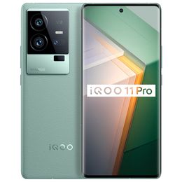 Originele Vivo IQOO 11 Pro 5G Game Mobiele telefoon Smart 12GB RAM 256 GB ROM Snapdragon 8 Gen2 50.0MP NFC Andriod 6.78 "144Hz E6 Gebogen scherm Vingerafdruk ID Face Wake Cell Telefoon