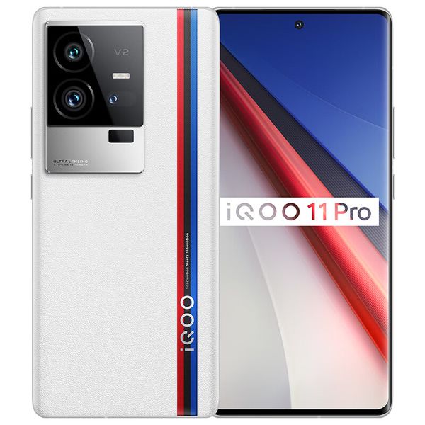 Téléphone portable d'origine Vivo IQOO 11 Pro 5G intelligent 12 Go de RAM 256 Go de ROM Snapdragon 8 Gen2 50.0MP AF NFC Andriod 6.78