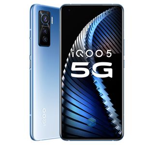 Originele vivo IQOO 5 5G Mobiele Telefoon 8 GB RAM 128GB ROM Snapdragon 865 Octa Core Android 6.56 