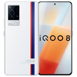 Originele vivo IQOO 8 5G Mobiele Telefoon 12 GB RAM 256 GB ROM Snapdragon 888 Octa Core 48.0mp AR OTG NFC Android 6.56 