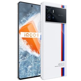 Téléphone portable d'origine Vivo IQOO 9 5G 12 Go de RAM 256 Go 512 Go de ROM Octa Core Snapdragon 8 Gen 1 50.0MP OTG Android 6.78" 2K E5 Plein écran d'empreintes digitales Face Wake Smart Cell Phone