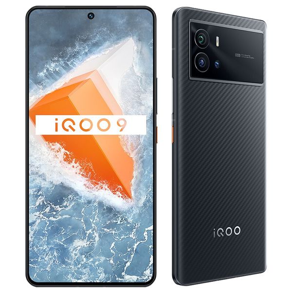 Téléphone portable d'origine Vivo IQOO 9 5G 8 Go de RAM 256 Go de ROM Octa Core Snapdragon 8 Gen 1 50MP NFC Android 6,78 