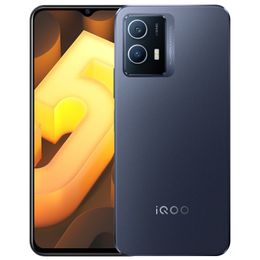 Originele vivo IQOO U5 5G Mobiele Telefoon 8GB RAM 128 GB ROM OCTA CORE SLIPDAGON 695 Android 6.58 "120Hz LCD Full Screen 50MP 5000 MAH Vingerafdruk ID Face Wake Smart Cellphone