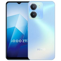 Téléphone portable d'origine Vivo IQOO Z7i 5G intelligent 6 Go de RAM 128 Go de ROM Octa Core MTK Dimensity 6020 Android 6.51" LCD plein écran 13.0MP 5000mAh ID d'empreintes digitales Face Wake Téléphone portable