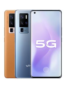 Téléphone portable d'origine Vivo X50 Pro + 5G 12 Go de RAM 256 Go de ROM Snapdragon 865 50.0MP Android 6.56 pouces plein écran ID d'empreintes digitales visage téléphone portable