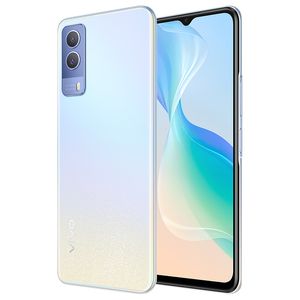 Originele vivo Y53S 5G Mobiele Telefoon 8 GB RAM 128GB 256 GB ROM Snapdragon 480 Octa Core Android 6.58 Inch Volledig scherm 64 MP Wake Face ID Fingerprint 5000mAh Smart Cellphone