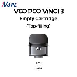 Cartucho de cápsula vazio VOOPOO VINCI 3 original, 4ml, enchimento superior, design à prova de vazamento, adequado para kit VINCI 3, compatível com todas as bobinas PnP 2 unidades/pacote