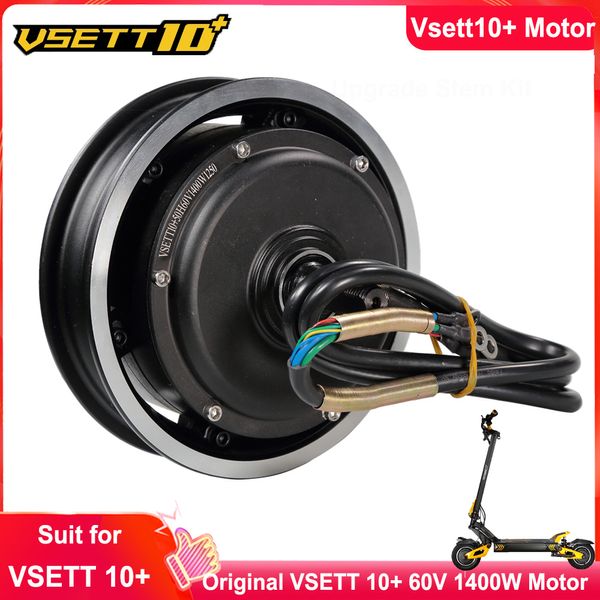 Motor de patinete eléctrico VSETT 10 Plus Original con anillo de buje desmontable 60V 1400W rueda delantera y trasera