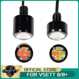 Ampoule à LED arrière avant Vsett avant pour Vsett 8 8+ Scooter de lampe de pont de pont de pont de pont de tour de pédale