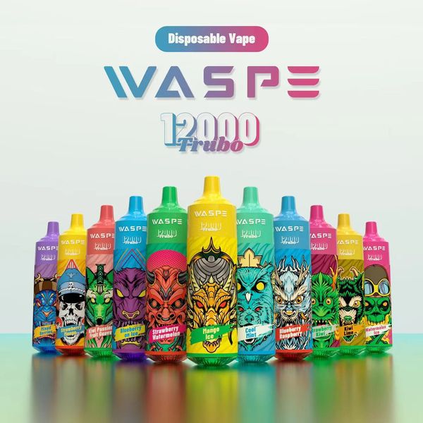 Waspe Puff 12000 Vape Vape Disposable Pen Pod Device Puff Vapers 12K / 10K / 9K VAPES DIRECTIVE