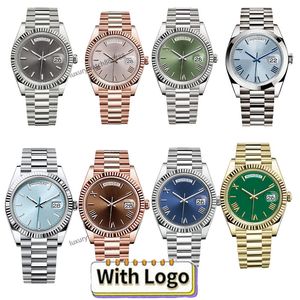 Montres originales Day / Date Designer Designer Watchs Lady Watch de haute qualité Mouvement automatique Mouvement de bracelet mécanique 41 mm 36 mm pour les femmes Rome Dial Imperproof Montre