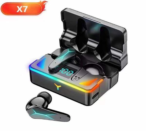 Écouteurs sans fil d'origine TWS X1 X6 X7 Bluetooth V51 casque LED 9D stéréo étanche Mini écouteurs sans fil écouteurs sport 7325785