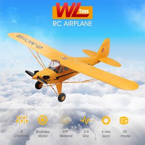 Original WLtoys XK A160 RC Airplane 5CH 65Cm Wingspan Brushless Motor 3D 6G Plane Remote Control Foam Aircarft Adult Gift 220713