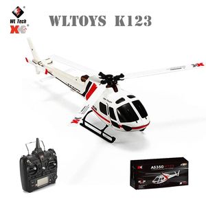 Original WLtoys XK K123 RC Mini Drone RTF 2.4G 6CH 3D 6G Modes Simulateurs Brushless Moteur RC Quadcopter Hélicoptère Jouets Pour Enfants Cadeaux