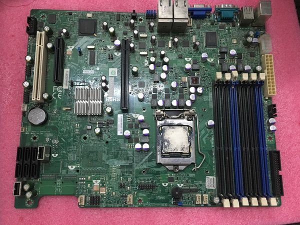 Original X8SIE-LN4 REV: 1.02 LGA 1156 Server Motherboard testé en fonctionnement