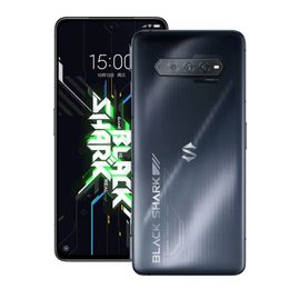 Originele Xiaomi Black Shark 4S 5G Mobiele Telefoon Gaming 8GB RAM 128 GB ROM Snapdragon 870 Android 6.67 "Volledig scherm 48MP AI NFC 4500mAh Face ID Fingerprint Smart Cellphone