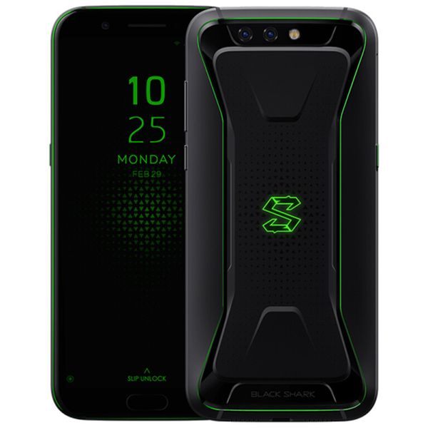 Téléphone portable d'origine Xiaomi Blackshark 4G LTE Gaming 6 Go de RAM 64 Go de ROM Snapdragon 845 Octa Core Android 5.99 