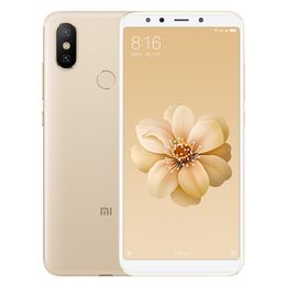 Téléphone portable d'origine Xiaomi Mi 6X 4G LTE 6 Go de RAM 64 Go de 128 Go de ROM Snapdragon 660 AIE Octa Core Android 5,99" Plein écran 20MP AI HDR Face ID Fingerprint Smart Cell Phone