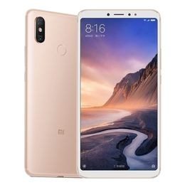 Originele Xiaomi Mi Max 3 4G LTE Mobiele Telefoon 4GB RAM 64GB ROM Snapdragon 636 Octa Core Android 6.9 "Big Full Screen 12.0MP AI Vingerafdruk ID Gezicht 5500mAh Smart Mobiele Telefoon