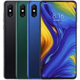 Originele Xiaomi Mi Mix 3 4G LTE Slide Mobiele Telefoon 8 GB RAM 128 GB 256 GB ROM Snapdragon 845 Octa Core Android 6.39 "Full Screen 24.0MP AI NFC Vingerafdruk ID Smart Mobiele Telefoon