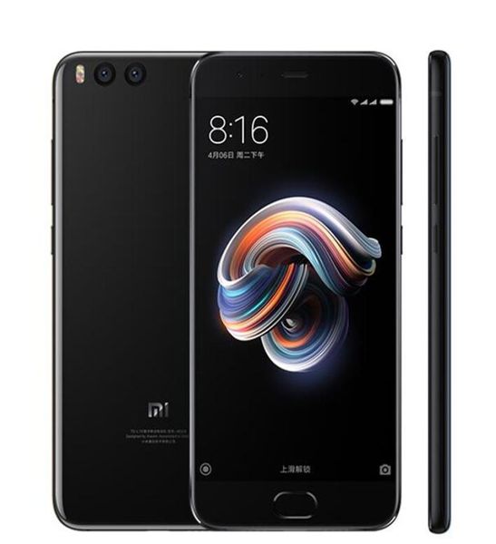 Original Xiaomi Mi Note 3 4G LTE Téléphone cellulaire 4 Go RAM 64 Go ROM Snapdragon 660 Octa Core Android 55quot écran 160MP NFC Ringerpr5548253