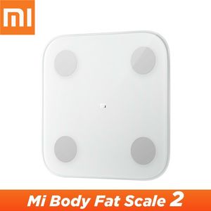 Xiaomi Mijia Smart Body Composition Scale 2, Mi Fit App, Smart Mi Body Fat Scale 2, Digital Weight Scale, Bathroom Scale, White