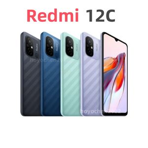 6,71 inch Xiaomi Redmi 12C Globa mobiele telefoon ontgrendeld HD-display 50MP AI dubbele camera 5000mAh batterij Smartphone MediaTek Helio G85 Octa Core Chinese telefoon