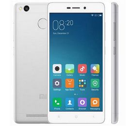 Téléphone portable d'origine Xiaomi Redmi 3S 4G LTE Snapdragon 430 Octa Core 2 Go de RAM 16 Go ROM 5,0 pouces IPS 13,0MP ID d'empreinte digitale Smart Mobile Phone