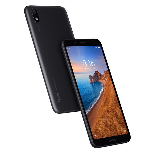 Téléphone portable d'origine Xiaomi Redmi 7A 4G LTE 3 Go de RAM 32 Go de ROM Snapdragon SDM439 Octa Core Android 5,45 pouces Plein écran 13,0 MP Face ID 4000 mAh Téléphone portable intelligent