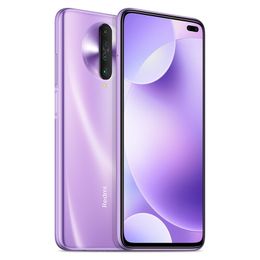 Téléphone portable d'origine Xiaomi Redmi K30 4G LTE 8 Go de RAM 128 Go 256 Go de ROM Snapdragon 730G Octa Core Android 6.67 "Plein écran 64.0MP AI NFC ID d'empreintes digitales Smart Mobile Phone