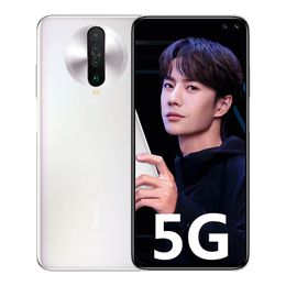 Téléphone portable d'origine Xiaomi Redmi K30 5G 6 Go de RAM 64 Go de 128 Go de ROM Snapdragon 765G Octa Core Android 6,67 pouces Plein écran 64,0MP NFC ID d'empreintes digitales Visage Smart Cell Phone