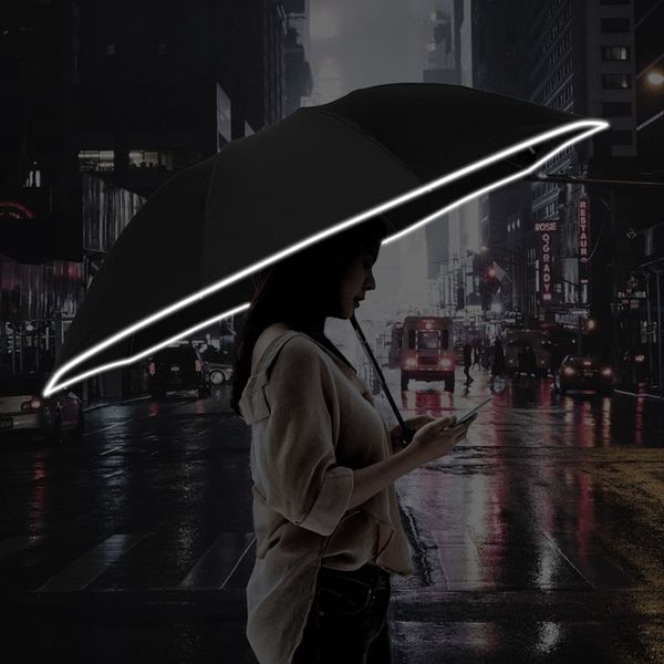 Original Xiaomi Youpin Home Zuodu Parapluie Inversé Pliant Automatique avec Lampe de Poche Creative Pluie Ensoleillée Parapluies Anti-vent Réfléchissants Forts