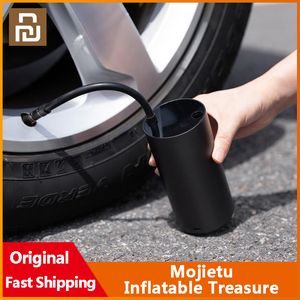 Original Xiaomi Youpin Smart Mojietu Inflatable Treasure Gonfleur de pneu portable à gonflage rapide adapté aux vélos, basket-ball