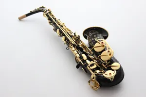 Meilleure qualité Japon marque originale YAS-875 E plat Alto Saxophone Drop Eb Top Instrument de musique professionnel Saxe Airducts fleur faite à la main Sax Saxofone Nickel noir